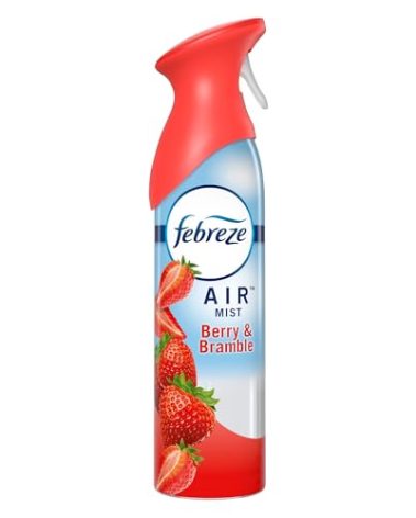 Febreze Air Mist Air Freshener Spray, Odor-Fighting Room Spray, Air Fresheners for Home and Bathroom and Kitchen, Aerosol Can, Berry & Bramble Scent, 8.8oz, 1 Count