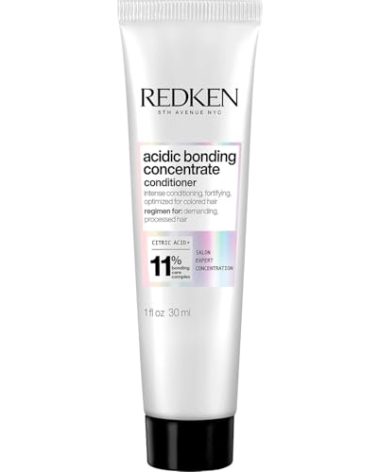 Redken Bonding Conditioner for Damaged Hair Repair | Acidic Bonding Concentrate | For All Hair Types | 1 Fl. Oz.
