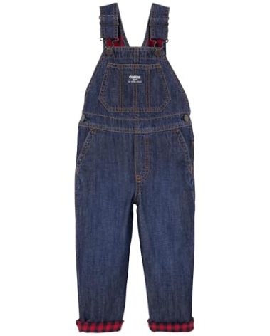 OshKosh B'Gosh Baby Boy World's Best Overalls, Dark Wash, 18M