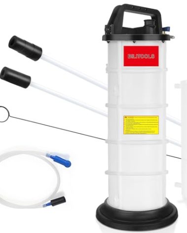 BILITOOLS 9L Pneumatic Oil Extractor Pump – Capable of Fast, Hands-Free Fluid Extraction for Engine Oil & Automotive Maintenance