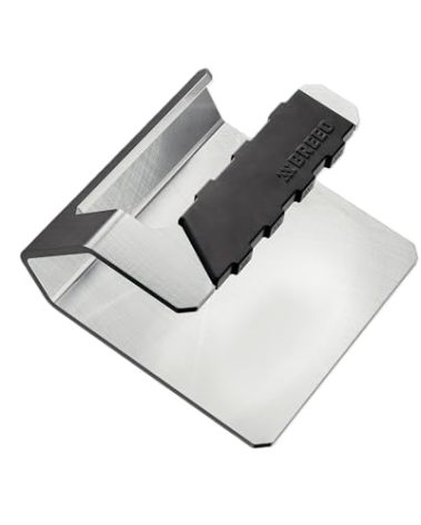 Breeo Griddle Press, 2.6 lbs - Heavy-Duty, Stainless Steel, USA Made - Smash Burgers, Patty, Steak, Sandwiches - Flat Top Grilling, Grill & Hamburger Press - Smash, Sear, Sizzle - Griddle Accessories
