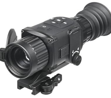 AGM Global Vision Rattler TS25-384 Thermal Imaging Riflescope for Hunting - Waterproof, Shockproof, Heat vison Thermal Scope with Adjustable Color Palettes, 8X Digital Zoom, 25mm Lens.