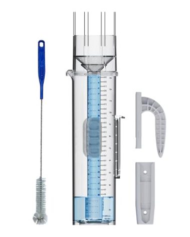 CLIMALYTIC Tropo Rain Gauge & Snow Gauge - Freeze-Proof All Weather Gauge for Extended Outdoor Use - Large 13.5” Capacity - Professional, CoCoRaHS-Approved Accuracy - Easy-to-Use Rain & Snow Meter