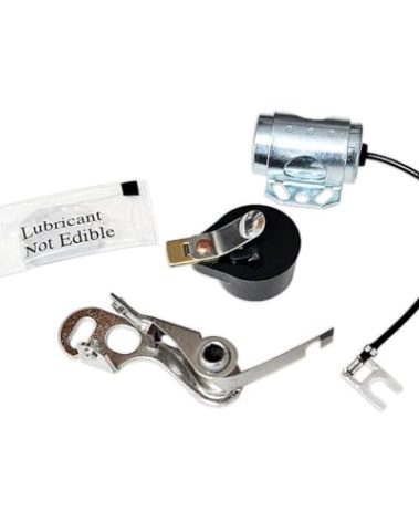 Ignition Tune-Up Kit w/Rotor (For Delco distributors w/clip held cap through 1963) Fits International John Deere Massey Allis Chalmers Case Cockshutt White Oliver Tractor 1869704 1944374 1905590