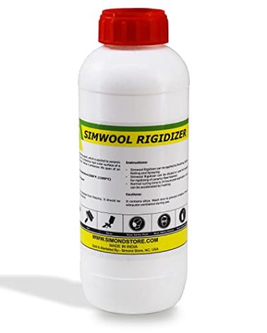 Colloidal Silica Rigidizer - Coating for Refractory Ceramic Fiber Products - 1 Quart (40 Oz Approx.)