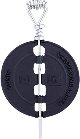 COLIBROX Manufacturing Group BM0051-A Cast Iron Stove Pipe Damper, Black