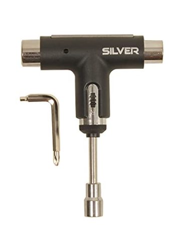 Silver Skate Tool Black