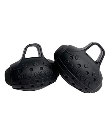 Egg Weights Hand Dumbbell Sets for Men and Women (Each Weight is Half The Total Set Weight) (2.0 lb Cardio with Large Finger Loop Grips)