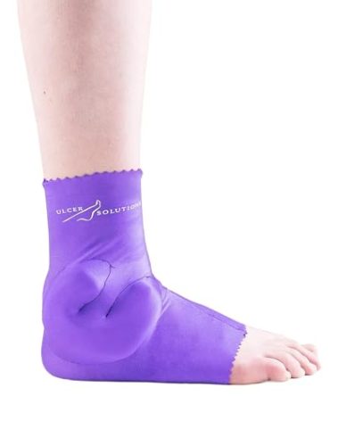 Ulcer Solutions Ankle Keeper, Ankle Protector for Pressure Sores, Lightweight, Stretchable Ankle Pillow, Enhanced Ankle Pads for Better Comfort and Mobility (XL: >10.5”+ (27cm+))