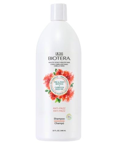 Biotera Anti Frizz Smoothing Shampoo | Frizzy or Unruly Hair | Microbiome Friendly | Vegan & Animal Test Free | Paraben Free | Color-Safe | 32 Fl Oz