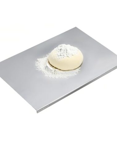 304 Stainless Steel Cutting Board – Stainless Steel Kitchen Chopping Boards Non-Slip, Dishwasher Safe – Ideal for Meat, Vegetables, Fruits, Bread & Baking – Commercial & Home Use (23.6 * 15.7in)