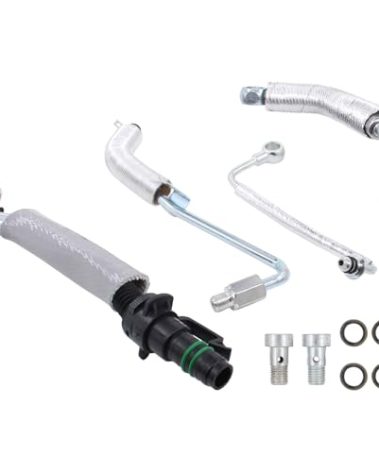 MOTOKU Turbo Oil Return Drain Line and Oil Feed Pipe Kit for Chevrolet Trax Sonic 2012-2020 Cruze 2011-2019 for Buick Encore 2013-2021 1.4L