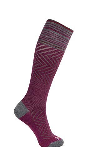 ja vie 76% Merino Wool Graduated Compression Socks for Women & Men (15-20mmHg)