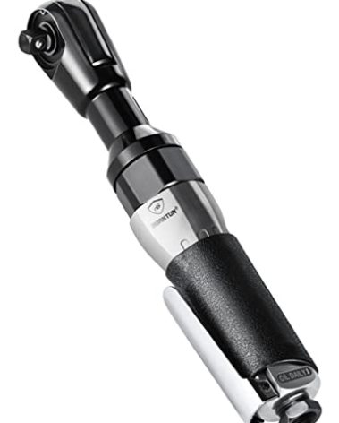 BORNTUN Air Ratchet Wrench 3/8 Inch Pneumatic Wrench Torque Drive Heavy Duty Spanner
