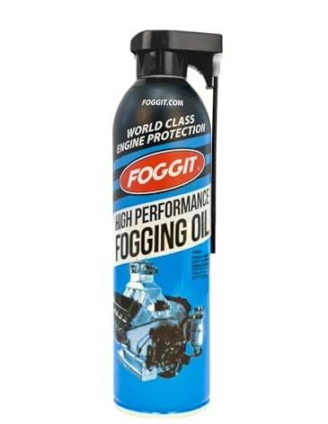 FOGGIT High Performance Fogging Oil Cylinder Lube, 12 Oz Can - Engine Protection for Rust, Corrosion, and Seasonal or Long-Term Storage - For All 2-Cycle, 4-Cycle Carbureted and Fuel-Injected Engines