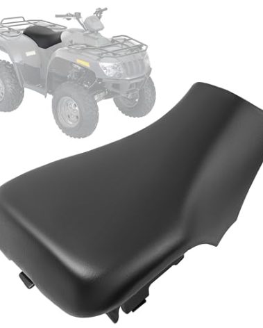 KUAFU ATV Complete Seat Compatible with 2005-2017 Arctic Cat 400 450 500 550 Replacement for 4506-557 Seat Replacement Assembly Black