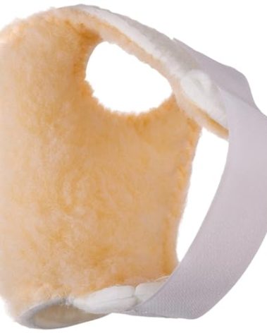 Sammons Preston Rolyan Palm Protector for Left Hand, Left Handed Glove for Finger Contracture Prevention,