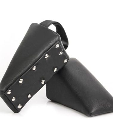 Oiktylr SOT Blocks Chiropractic Wedge - Pelvic Sacral Block Tools Set with Powerful Sponge Support for Chiropractors (Black)