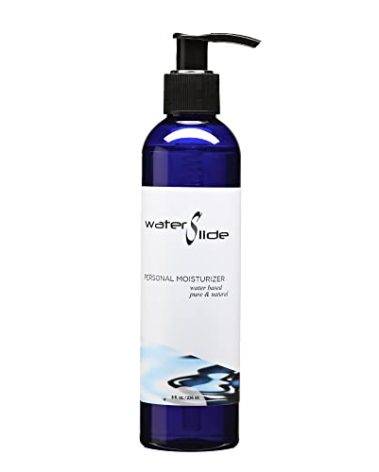Earthly Body WaterSlide, 8 fl. oz. - Personal Moisturizer - 100% Natural, Water-Based Formula - Vegan & Cruelty Free