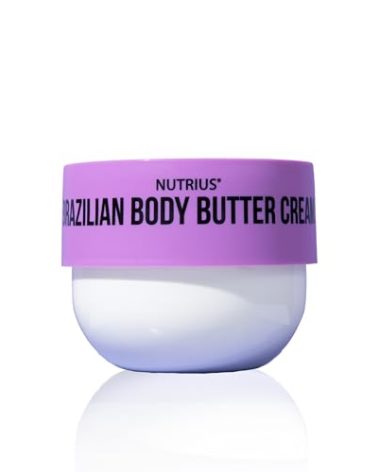 Nutrius Brazilian Body Butter Cream Botanical Bliss - Infused with Exquisite Botanicals for Luxurious Hydration and Nourishment - Unveiling Your Skin's Natural Radiance - 6 FL OZ