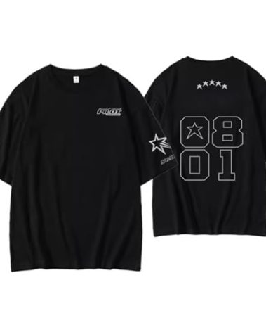 Skz 5 Star Album Merch Shirt Felix Jisung Hyunjin Minho Bangchan Changbin Concerts Tee Rockstar 8th Tops