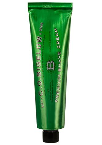 C.O. Bigelow Shaving Cream, 5.2 oz Mens Shaving Cream with Eucalyptus Oil for Sensitive Skin & All Skin Types
