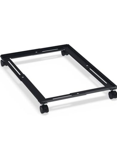 Staples Adjustable File Caddy - Hanging File Organizer for Letter & Legal Files | Black, Heavy Duty, Fits Filing Cabinets with Wheels