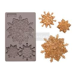 Re-Design Redesign Mould Decor Mould – Snowflake Jewels – 1 PC, 5″X8″X8MM