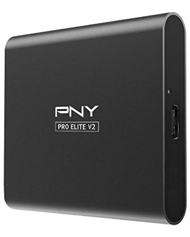 PNY Pro Elite V2 1TB USB 3.2 Gen 2x1 Type-C Portable Solid State Drive (SSD) – (PSD0CS2160-1TB-RB)
