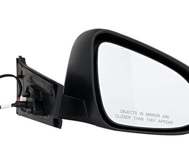 For Toyota Yaris Hatchback 2012 2013 2014 Power Textured Black Side Door View Mirror Passenger Right
