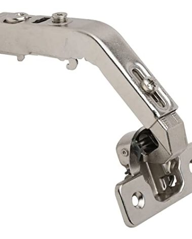 2 Pack DTC Special Application Bi-Fold Corner Lazy Susan Self Closing 135 Degree Corner Kitchen Cabinet Door Hinge Nickel Plated, C80H675