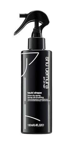 shu uemura art of hair Tsuki Shape Heat-Activated Blow Dry Spray - Styling Spray, Adds Volume and Definition, 6.4 Fl Oz