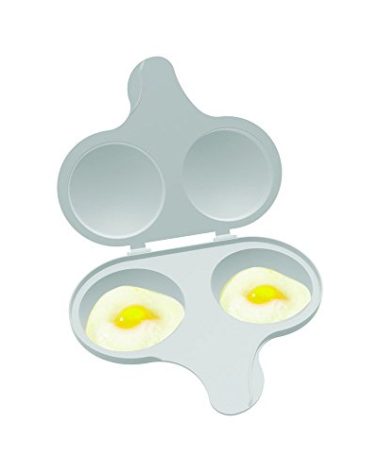 Nordic Ware Egg Poacher Microwave, 2 Cavity, White
