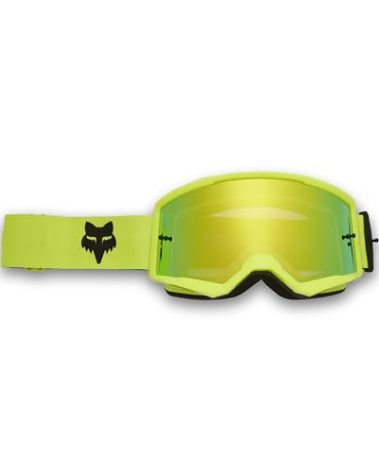 Fox Racing Unisex Main Motocross Dirt Bike Goggle, Fluorescent Yellow Spark, OS