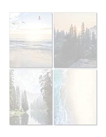 Scenic Nature Stationery - Pack of 48