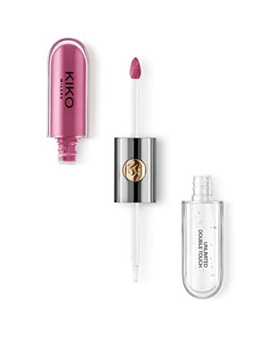KIKO Milano Unlimited Double Touch 118, Liquid Lipstick With A Bright Finish In A Two-Step Application. Lasts Up To 12 Hours. No-Transfer Base Colour