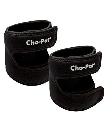 Cho-Pat Dual Action Double-Layer Adjustable Knee Strap, Pain Relief for Chondromalacia, Osgood Schlatter’s, Tendonitis, and Meniscus Tears, Large, 1 Pair