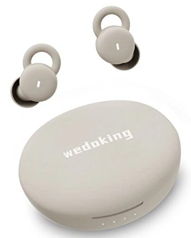 Smallest Invisible Sleep Earbuds, Comfortable Noise Blocking Wireless Headphones, Flat Bluetooth Ear Buds for Side Sleepers, Zero Pressure, No Lights/Alerts, Tiny Hidden Buds for Sleeping Sports
