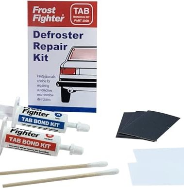 Frost Fighter Rear Window Defroster/Defogger Tab Bonding Repair Kit 2000