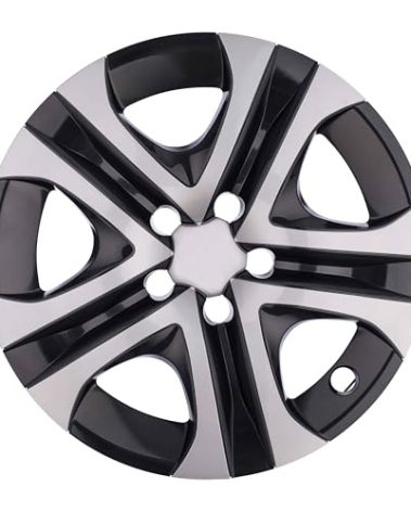 HubStar Hubcap Replacement for Toyota Rav4 2016, 2017, 2018, 17-inch Heavy Duty Premium Quality, Silver and Black, 1 Piece 61179