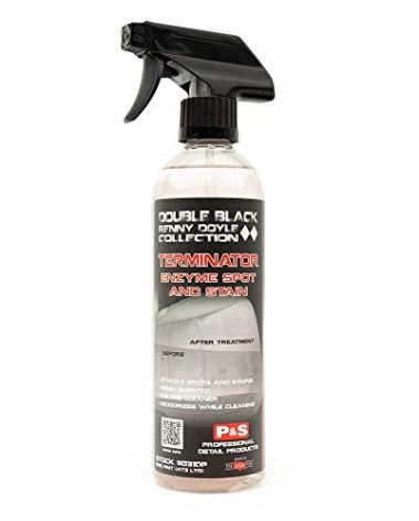 P&S Professional Detail Products - Terminator Enzyme Spot and Stain Remover - Perfect for Deodorizing, Removing Embedded Soils, Grease, Dirt, and Protein Based Stains; Fresh Scent (1 Pint)