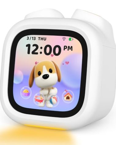 Pawpal Toy for Kids & Toddlers - Kids Alarm Clock with Stories, Music, Podcast, Schedule, Ok-to-Wake, Digital Pet, Nightlight, Parental Control, Message, Birthday Gifts for Girls Boys Ages 3+
