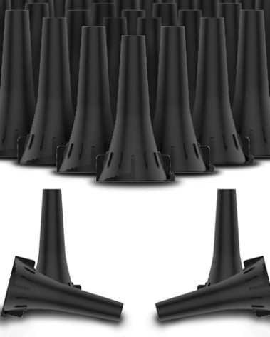 4.25 mm Disposable Ear Specula for W-e-l-c-h A-l-l-y-n Otoscopes Speculums,Compatible with All Universal Otoscopes, Disposable Otoscope Covers, Plastic Replacement Specula Tips|Black Color|Bag of 100|