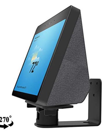 ATOPHK Wall Mount Stand for Echo Show 10 (2nd Generation) Horizontal 270 Degrees Rotation Longitudinal Angle Change Base Black（Not fit Echo Show 8 & Echo Show 5, Only fit Echo Show 10 Generation）