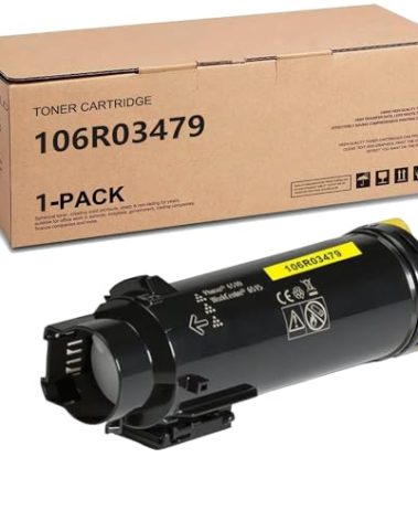 106R03479-Phaser 6510/WorkCentre 6515 Yellow Toner Cartridge Compatible for Xerox Phaser 6510/ Workcentre 6515 High Capacity Toner-Cartridge