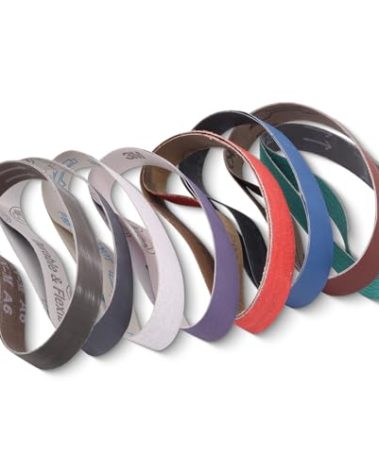 1 x 18 1x18 Inch Sanding Belts, 16 Pcs Knife Sharpener Sanding Belts for Work Sharp Ken Onion Blade Grinder Attachment, 80/120/240/400/600/800/1000/2500 Grit Knife Sharpening Belts