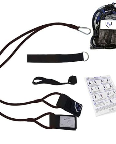 BB Bands Baseball Softball Resistance Training Bands - Arm Strength, Pitching Conditioning Equipment, 3 Strengths (Youth, Adult, Heavy), 7 Colors, Includes Anchor Strap, Door Mount, Bag, Workout Guide