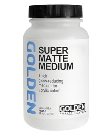 Golden Acrylic Super Loaded Matte Medium - 8 oz Jar