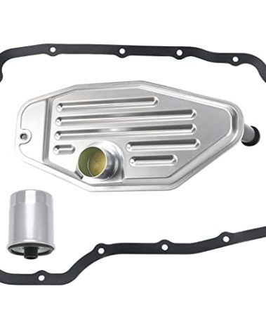 Transmission Oil Filter Kit Fits for 1999-UP Dodge Ram J-eep Chrysler 45RFE 545RFE 65RFE 66RFE 68RFE Transmission 4WD 4X4 Filter Kit Deep Pan Replaces# 5013470AC 5179267AC