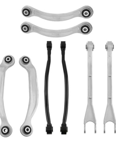 maXpeedingrods 8Pc Rear Suspension Kit Upper & Lower Control Arm for Dodge Charger 2006-2016 Challenger 2008-2015 Magnum 2005-2008 Chrysler 300 2005-2016 (Aluminum & Steel)